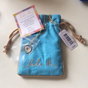 NWT Lulu DK Evil Eye Reversible Pendant Necklace💎